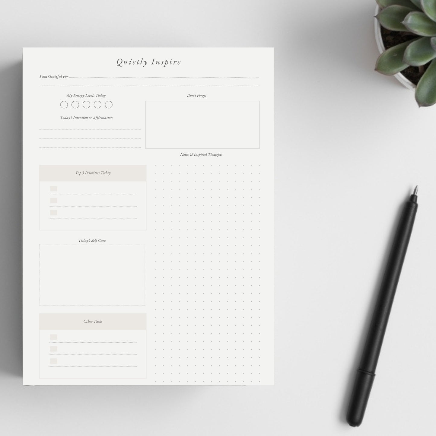 Quietly Inspire Note Pads