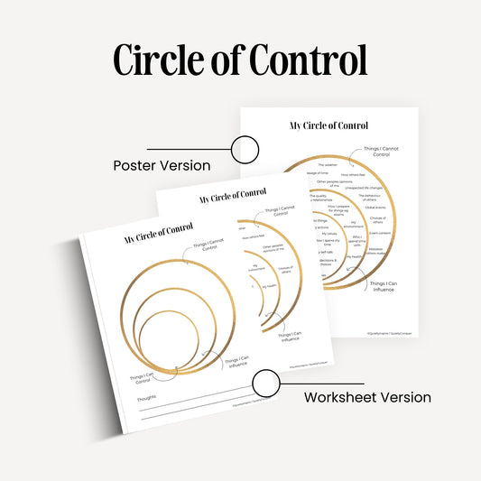 Circle of Control Worksheets and Poster